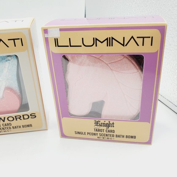 NIB BUNDLE of 4 ILLIMINATI TAROT CARD BATH BOMBS - Picture 6 of 8